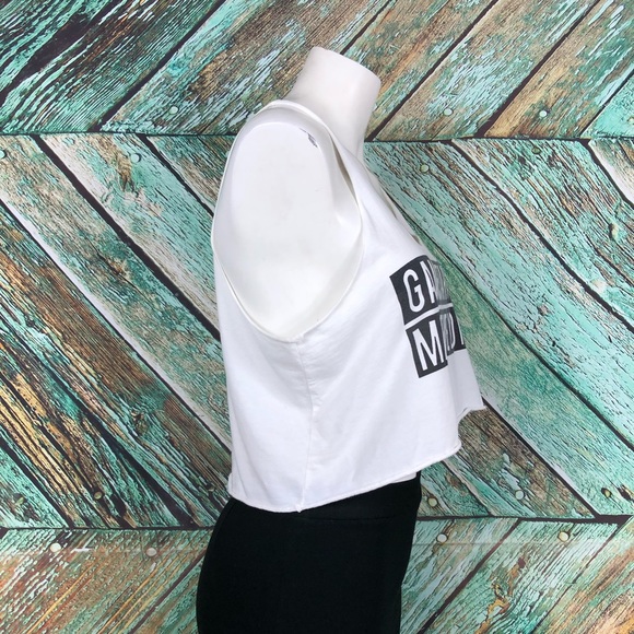 C1 - Racer Back White Tank Top - OS - Picture 3 of 6